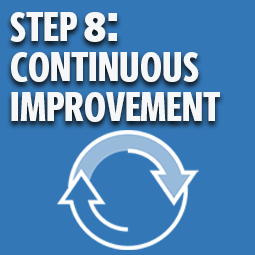 Step 8: Continuous Improvement Step 8: Continuous Improvement