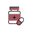Medicine bottle with capsule