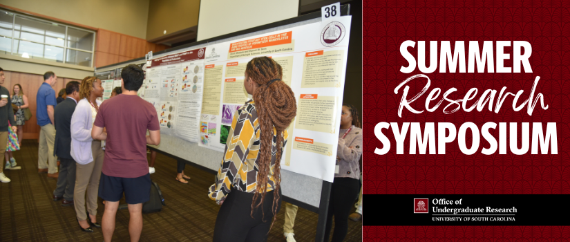 photo of people attending a previous summer research symposium