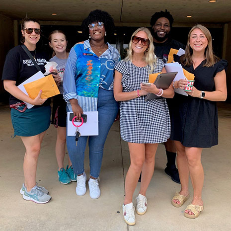 Image of U101 Instructors at an event. 