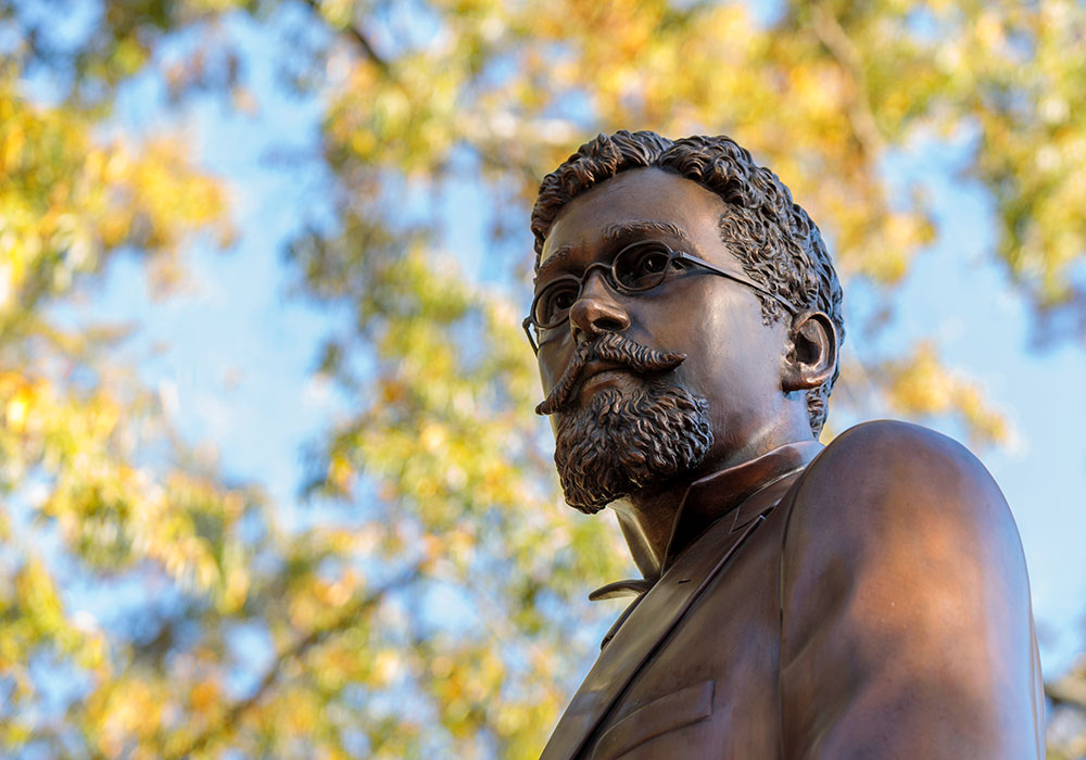 The statue of Richard Greener.