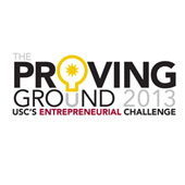 Proving Ground 2013 logo that says: USC's Entrepreneurial Challenge